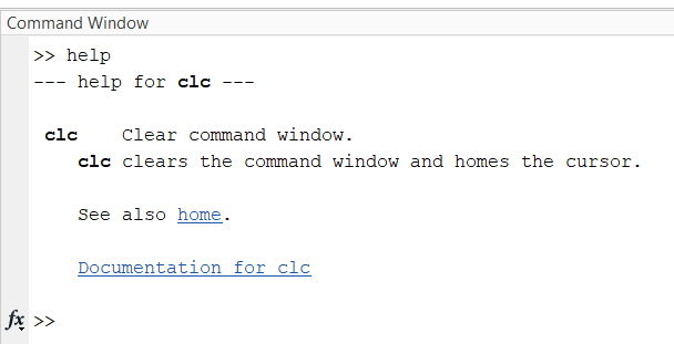 Command Window – ELECTRICAL ENGINEERING